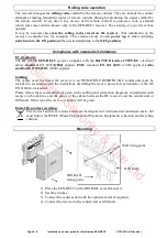 Preview for 5 page of Intratone EEN-REC2 Installation And User Manual