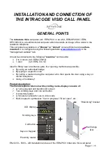 Preview for 1 page of Intratone Intracode Visio Manual