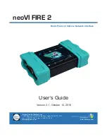 Intrepid Control Systems neoVI FIRE 2 User Manual предпросмотр