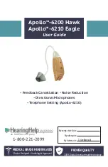 IntriCon Hearing Help Express Apollo-6200 Hawk User Manual preview