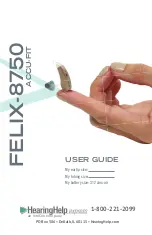 IntriCon HearingHelp express FELIX-8750 ACCU-FIT User Manual preview