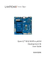 Intrinsyc LANTRONIX Open-Q 820 User Manual preview