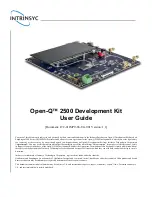 Preview for 1 page of Intrinsyc Open-Q 2500 User Manual