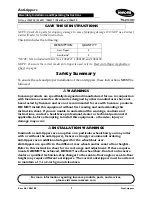 Preview for 1 page of Invacare 1036900 Assembly, Installation And Operating Instructions