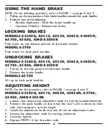 Preview for 6 page of Invacare 65350G Manual