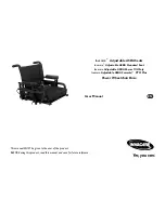 Preview for 1 page of Invacare Adjustable ASBA Formula PTO Plus User Manual