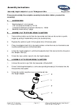 Preview for 2 page of Invacare Aquatec Disk Assembly Instructions