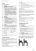 Preview for 4 page of Invacare Aquatec Pico User Manual