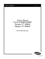 Preview for 1 page of Invacare Arrow 4M900 Parts Catalog