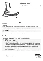 Invacare BARTRAP User Manual preview