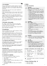 Preview for 3 page of Invacare Cadiz H291 User Manual