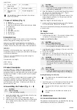 Preview for 4 page of Invacare Cascata H720T User Manual