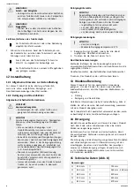 Preview for 8 page of Invacare Cascata H720T User Manual