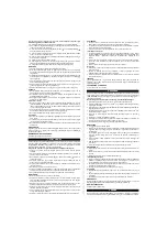 Preview for 3 page of Invacare Cascata H720T4 User Manual