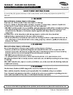 Preview for 1 page of Invacare Contoura Back Assembly, Installation And Operating Instructions