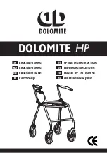 Invacare Dolomite HP Operating Instructions Manual preview