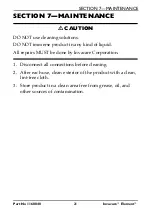 Preview for 21 page of Invacare Element IOC100P User Manual