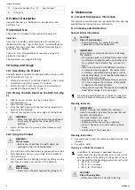 Предварительный просмотр 4 страницы Invacare H113 User Manual