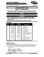 Preview for 1 page of Invacare Head and Torso Supports 1164 Installation And Operating Instructions