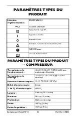 Preview for 82 page of Invacare HomeFill II Operator'S Manual