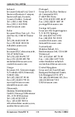 Preview for 118 page of Invacare HomeFill II Operator'S Manual