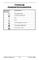 Preview for 124 page of Invacare HomeFill II Operator'S Manual