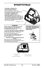 Preview for 126 page of Invacare HomeFill II Operator'S Manual