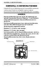 Preview for 128 page of Invacare HomeFill II Operator'S Manual