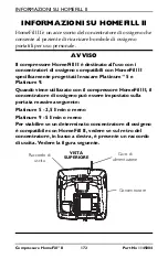 Preview for 172 page of Invacare HomeFill II Operator'S Manual