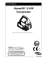 Invacare HomeFillII AW Service Manual preview