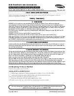 Preview for 1 page of Invacare ICCG 1143214 Installation And Operating Instructions Manual