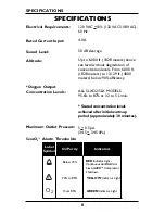 Preview for 8 page of Invacare Invacare 5 with/SensO2 Operator'S Manual