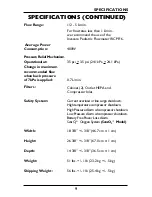 Preview for 9 page of Invacare Invacare 5 with/SensO2 Operator'S Manual