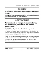 Preview for 9 page of Invacare IRC 1740 (Spanish) Manual Del Operador