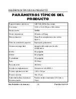 Preview for 14 page of Invacare IRC 1740 (Spanish) Manual Del Operador