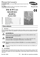 Предварительный просмотр 23 страницы Invacare Izzo H340 User Manual