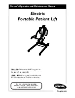 Invacare Low Profile RPL450-2 Owner'S Operator And Maintenance Manual предпросмотр