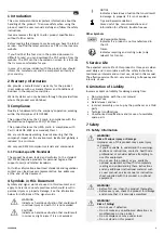 Preview for 3 page of Invacare Marina H112 User Manual