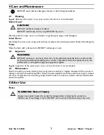 Preview for 7 page of Invacare Matrx Flovair ITFM User Manual