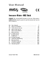 Invacare matrx mx2 User Manual preview