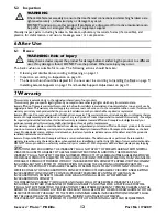 Preview for 12 page of Invacare Matrx PB Elite EDB User Manual