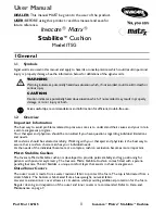 Invacare Matrx Stabilite Cushion ITSG User Manual preview