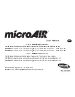 Invacare MicroAir MA90Z User Manual preview