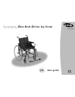 Invacare One Arm Drive by lever User Manual preview