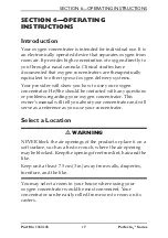 Preview for 17 page of Invacare Perfecto2 IRC5PAW Operator'S Manual