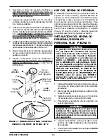 Preview for 16 page of Invacare Personal Back Installation And Operating Instructions Manual