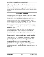 Preview for 10 page of Invacare Platinum 10 (Spanish) Manual Del Operador