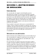 Preview for 18 page of Invacare Platinum 10 (Spanish) Manual Del Operador