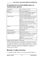 Preview for 19 page of Invacare Platinum 10 (Spanish) Manual Del Operador