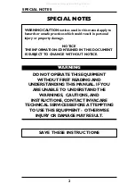 Preview for 2 page of Invacare PLATINUM 5 Operator'S Manual